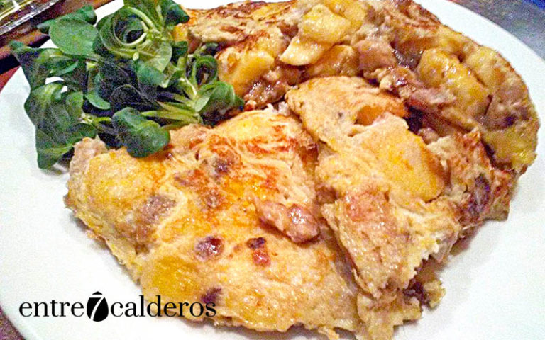 Tortilla de plátanos y dátiles, toca diversión