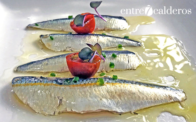 Sardina marinada./ M. Expósito