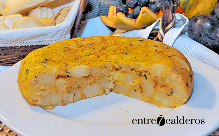 Tortilla de papas./ M. Expósito