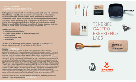 Luki Huber protagoniza el próximo Tenerife Gastro Experience Labs