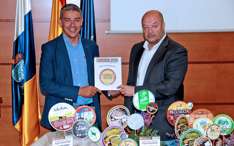 La Pastorcita de oveja añejo untado con gofio, Mejor Queso de Canarias 2019