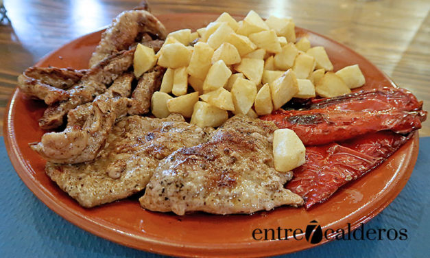 Tasca El Cedazo: entrante, plato y hasta café