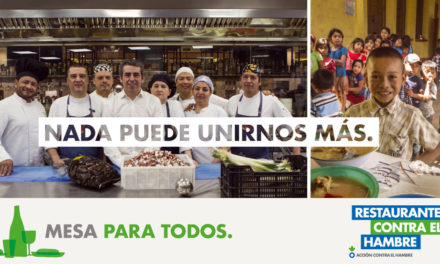 Más de 1300 buenos restaurantes buenos en España se unen para luchar contra el hambre en el mundo