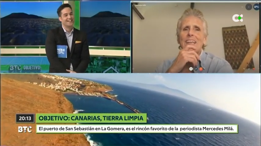 Buenas tardes Canarias entrevista a Mercedes Milá./ Cedida.