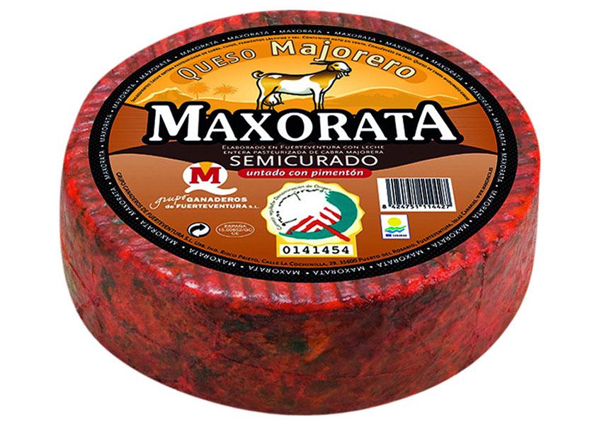 Maxorata untado con pimentón, de Fuerteventura, elegido mejor queso de Canarias 2022