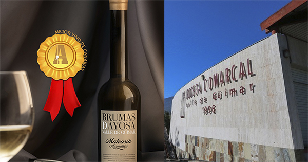 Brumas de Ayosa Malvasía Aromática, de la DO Valle de Güímar, elegido mejor vino de Canarias 2023