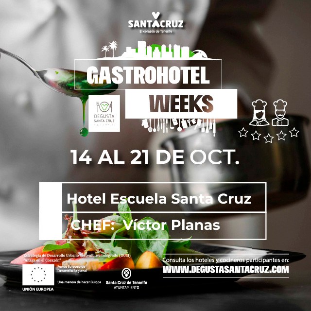 El Hotel Escuela Santa Cruz acoge desde este sábado la iniciativa ‘GastroHotel Weeks’