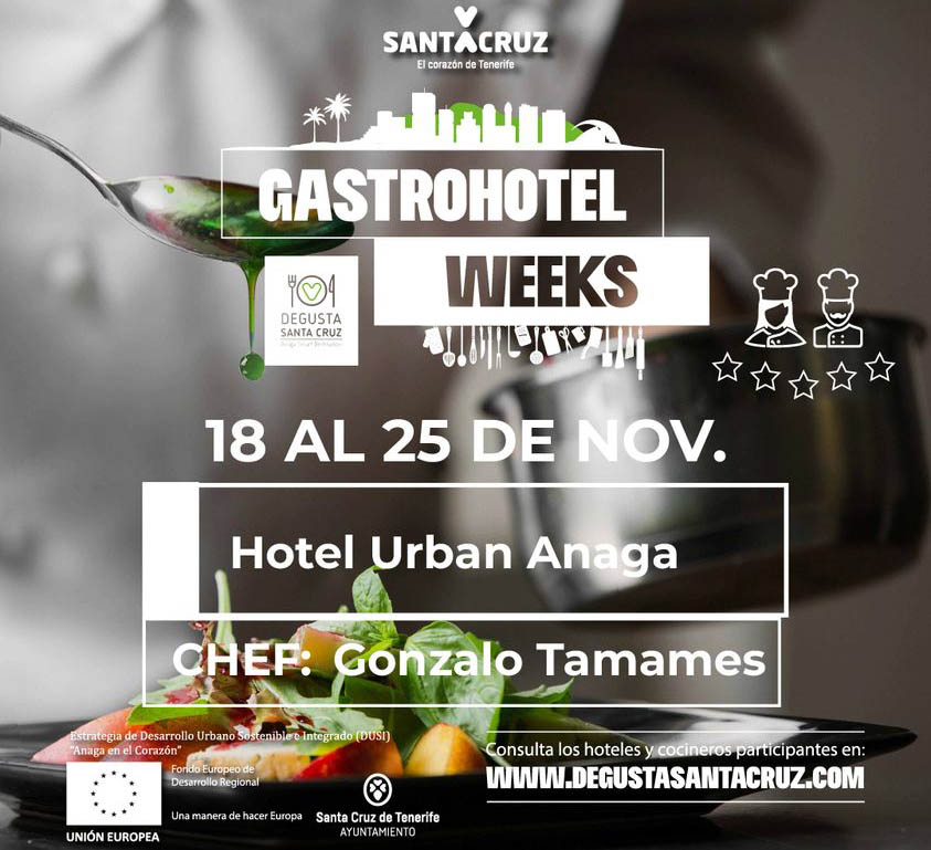 El hotel Urban Anaga acoge la última sesión de ‘GastroHotel Weeks’ desde este sábado