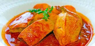 Atún en mojo rojo, Caprichos de La Gomera./ © Manuel Expósito.